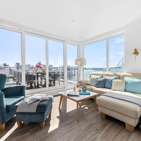 Triton: Meerblick, Sauna, Dachterrasse Olpenitz Exterior foto