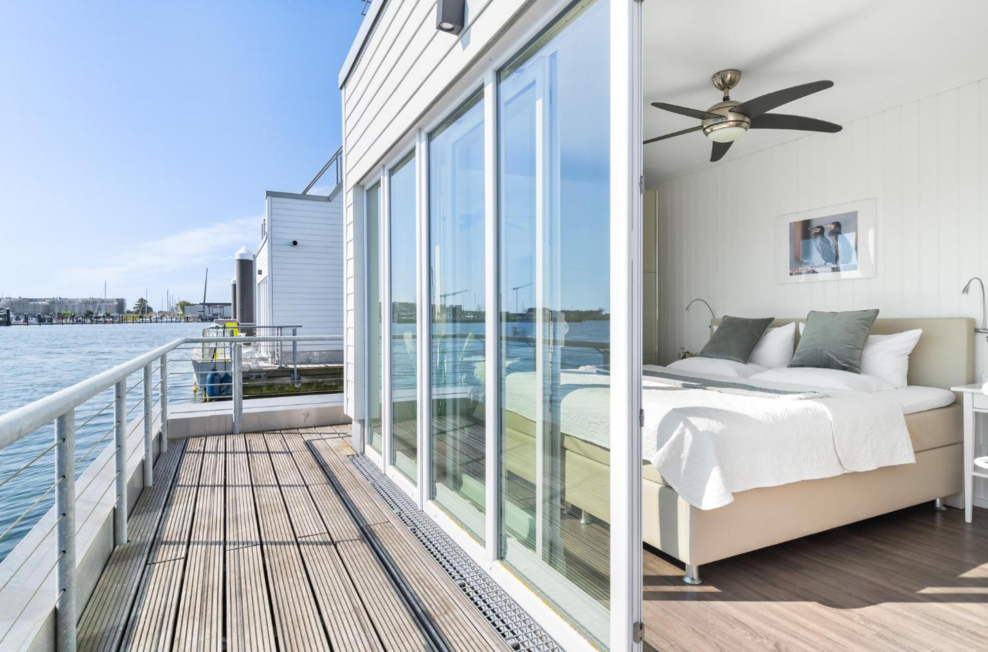 Triton: Meerblick, Sauna, Dachterrasse Olpenitz Exterior foto